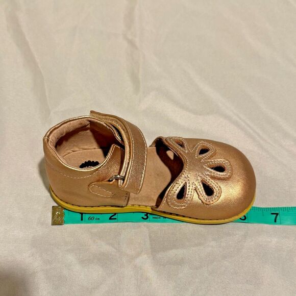 Livie and Luca petal 2.0 sandals rose gold girls 8 Mary Jane pink sparkle vegan - Picture 7 of 8